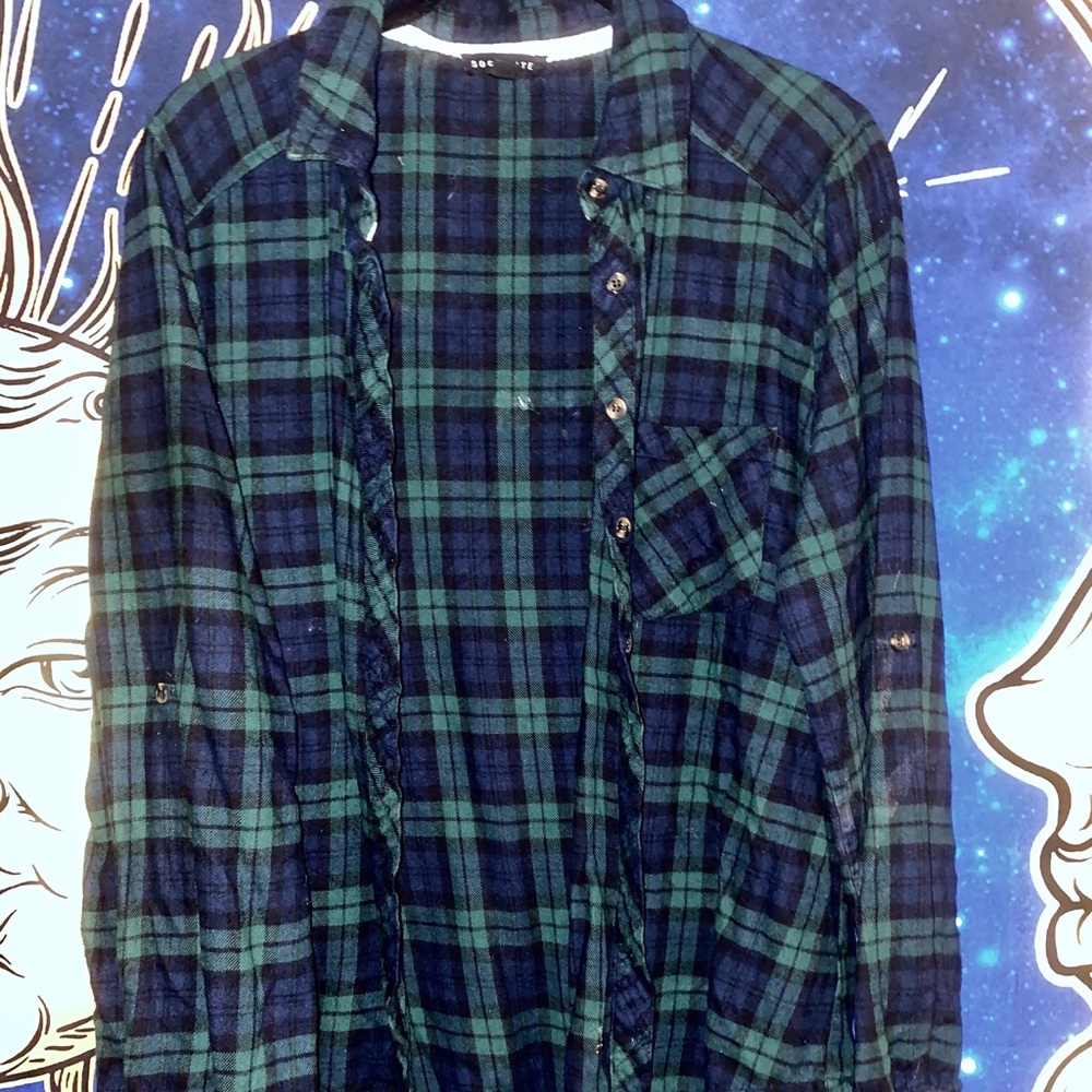 Green flannel